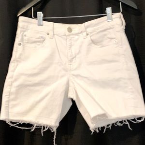 Jean shorts white denim